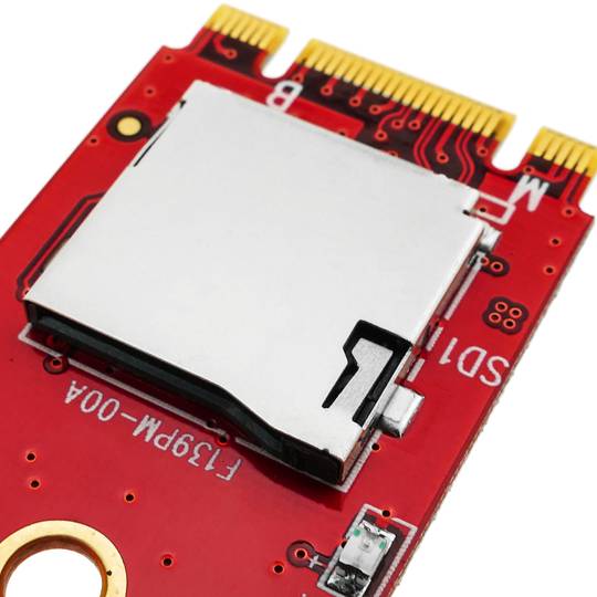 Módulo conversor de zócalo M.2 PCIe B-M Key a MicroSD
