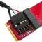 Sockel Konverter Modul M.2 PCIe E-Key zu M-Key mit USB