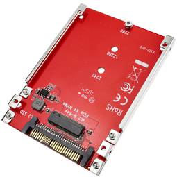 Adaptador de disco M.2 NVMe SSD para U.2 2.5" NVMe SFF-8639 SSD