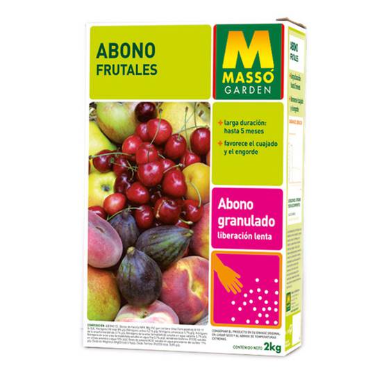 Organic granulated fertilizer for fruit trees of 2 kg Massó