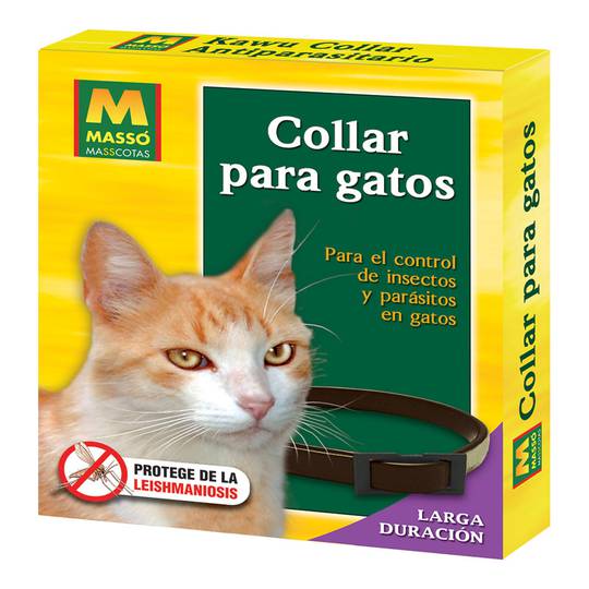 Coleira antiparasitária para gatos Massó
