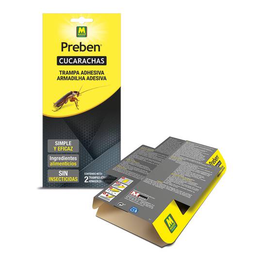 Pack de 2 unitats trampa adhesiva per paneroles Massó