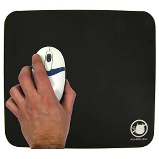 Alfombrilla del ratolí Anti-Microbial de color negre