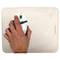Tapis de souris Yuppie couleur ivoire
