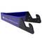 Support for mobile phone and tablet. Foldable and portable navy blue base