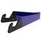 Support for mobile phone and tablet. Foldable and portable navy blue base