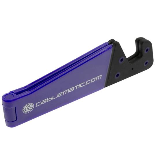 Support for mobile phone and tablet. Foldable and portable navy blue base