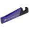 Support for mobile phone and tablet. Foldable and portable navy blue base