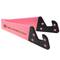 Support for mobile phone and tablet. Folding and portable pink base