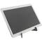 Support for mobile phone and tablet. Folding and portable pink base