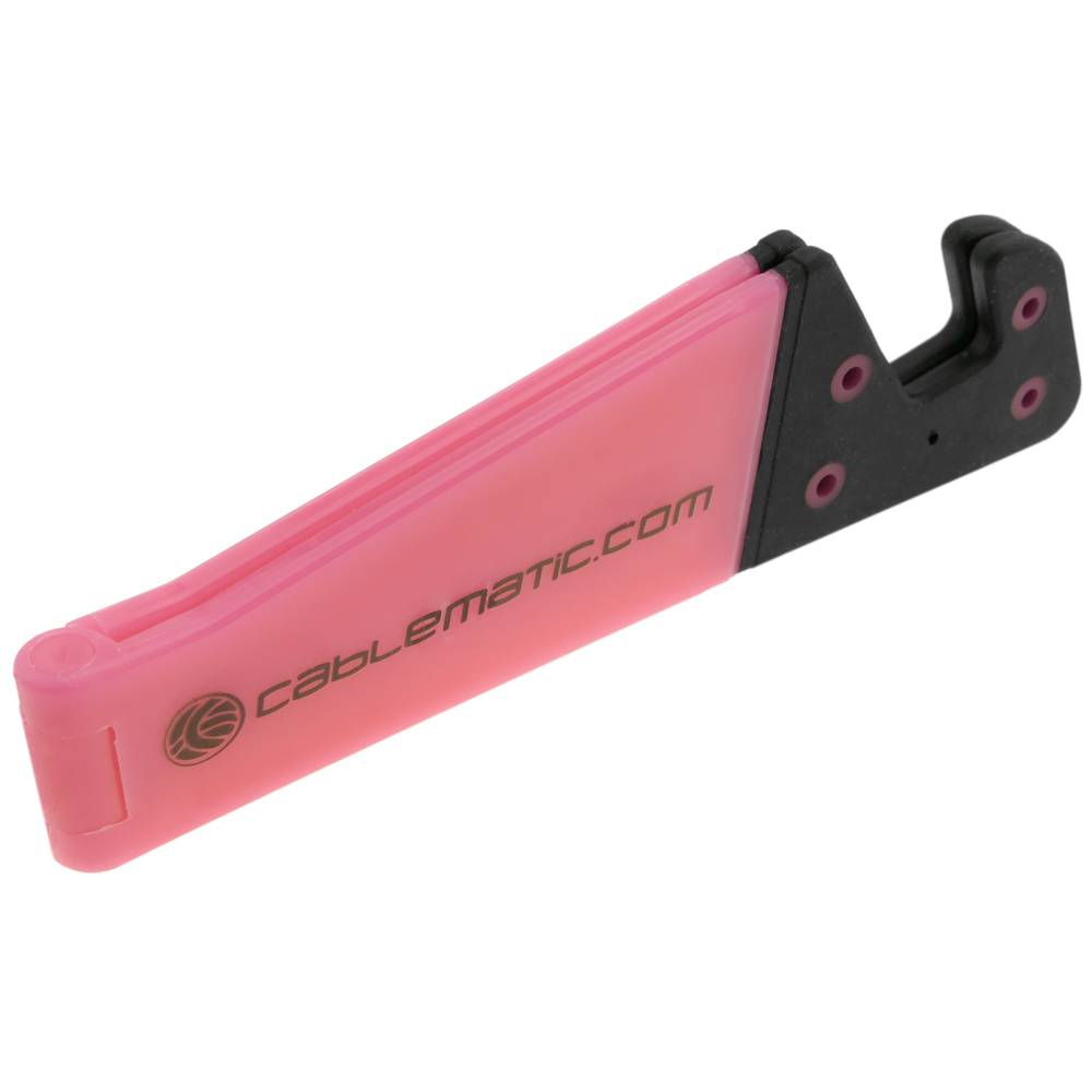 Support for mobile phone and tablet. Folding and portable pink base