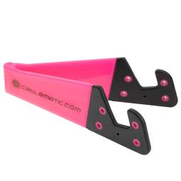 Ondersteuning voor mobiele telefoon en tablet. Opvouwbare en draagbare fuchsia basis