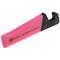 Support pour téléphone mobile et tablette. Base fuchsia portable et pliable