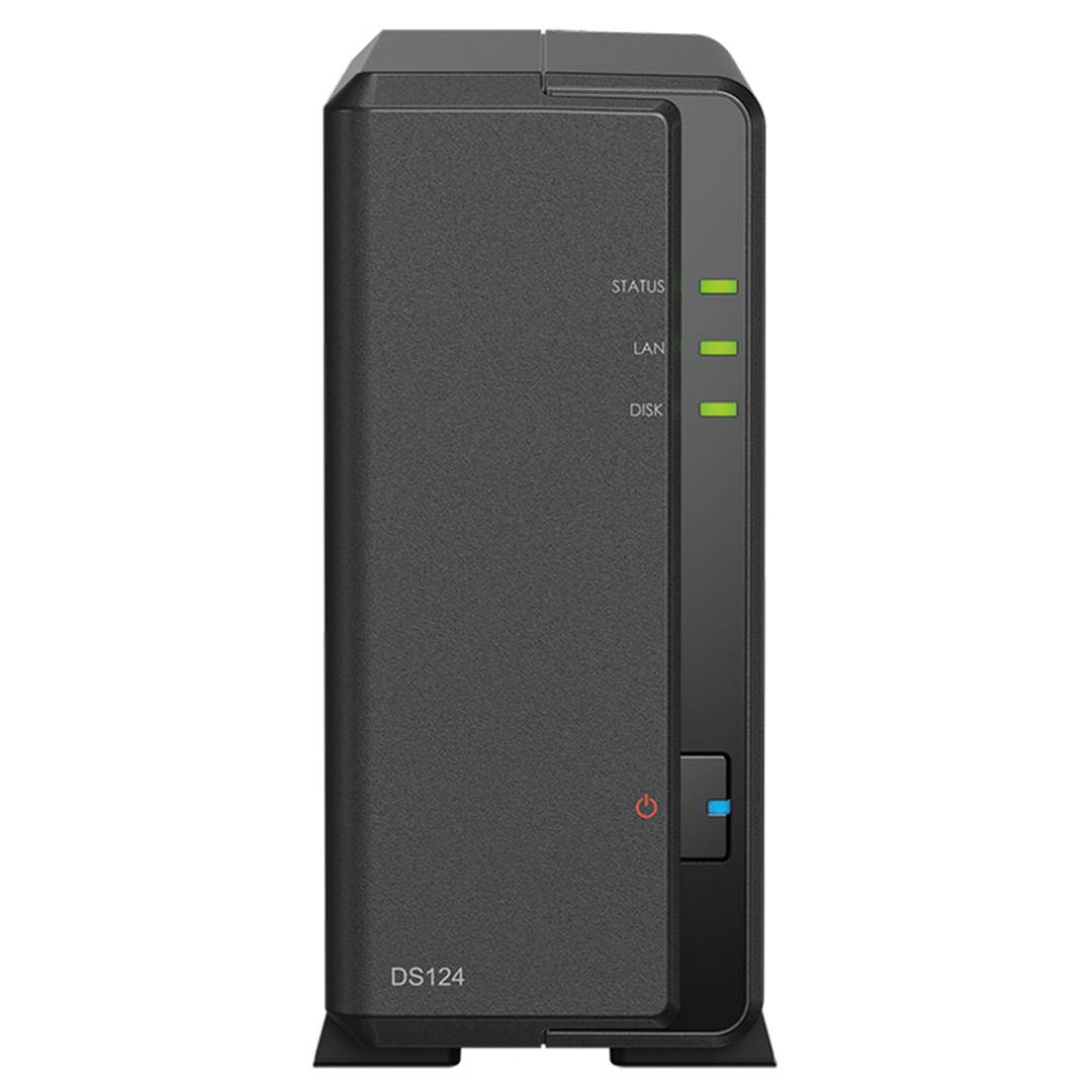 Servidor NAS Synology DiskStation DS124 de 1GB DDR4 tipus torre