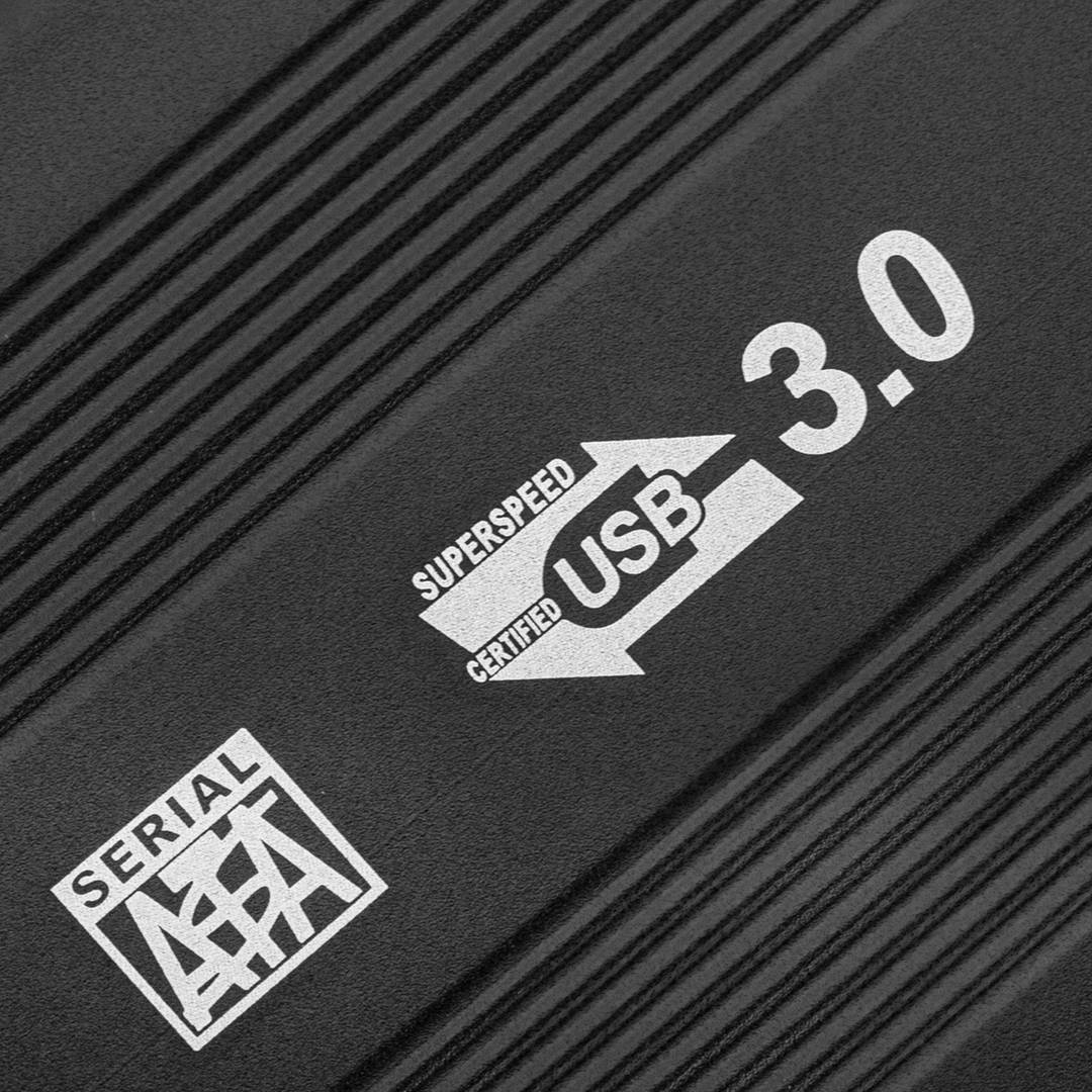 Boîtier Externe pour Disque Dur 2.5' SATA USB 3.0 Box Alluminium