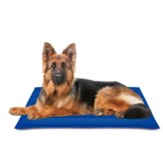 Nayeco Cool Mat Gel koelbed voor huisdieren, blauwe kleur, 90x105 cm