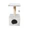 Savanna town scratching post for cats light gray 60x30x30cm Nayeco