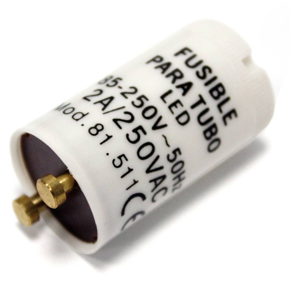 Tubo de LED Fusível 2A 250VAC