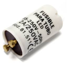 Fusible para tubo LED 2A 250VAC