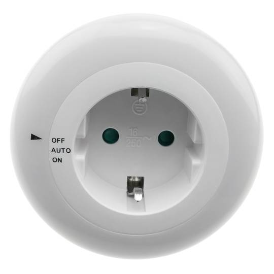 Prise électrique de la veilleuse à capteur de mouvement - [2 Pack] Prise  dimmable de la lampe de nuit à capteur de mouvement avec