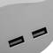 Lampada pilota notturna a LED rotonda da collegare con sensore crepuscolare 230VAC e 2 x USB