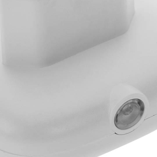 Piloto de luz LED nocturna rectangular de tipo enchufe con sensor crepuscular 230VAC y 2 x USB