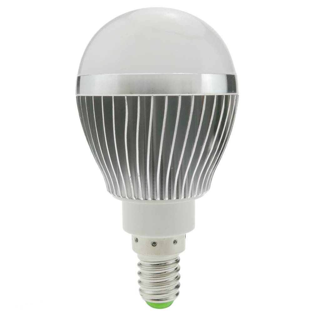 Lâmpada LED G45 E14 230VAC 3W luz quente