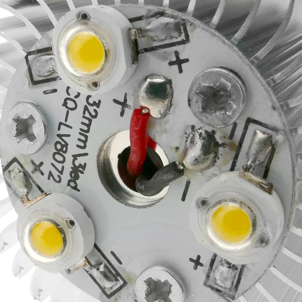 Lâmpada LED G45 E14 230VAC 3W luz quente