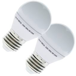LED Bulb G45 E27 5W 230VAC warm light 2 pack