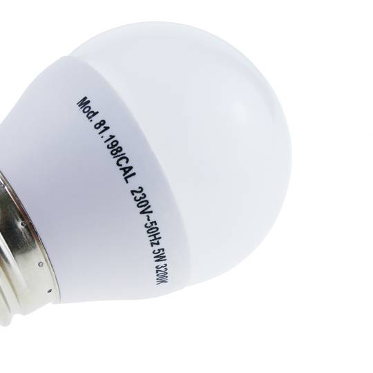 Żarówka LED G45 E27 230VAC 5W ciepłe światło 2 szt