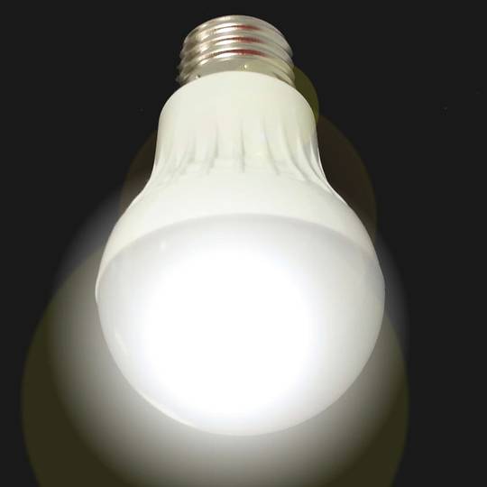 Bombeta LED G45 E27 230VAC 3W llum dia fred