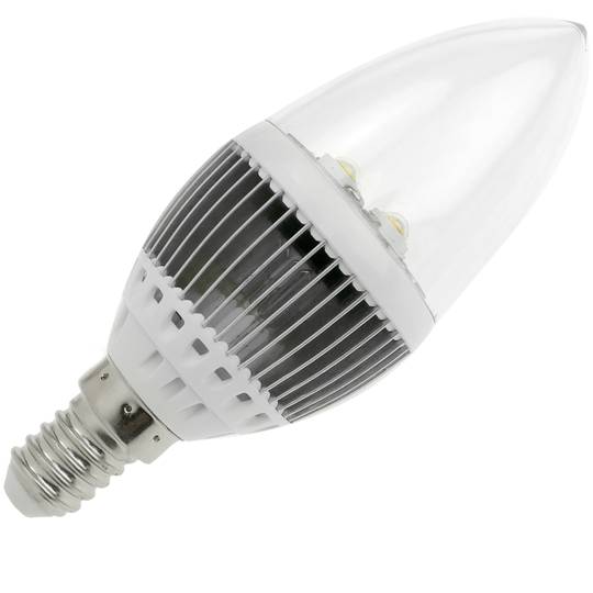 C35 LED Bulb E14 4.5W 230VAC warm light
