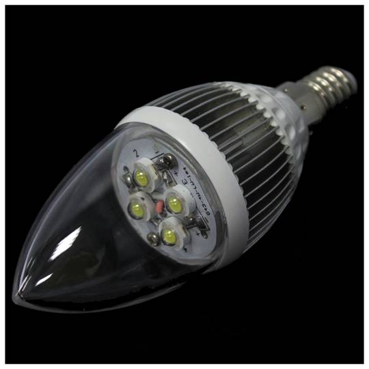Żarówka LED C35 E14 230VAC 4W światło dzienne
