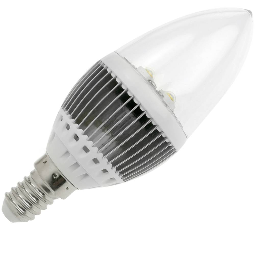 LED bulb C35 E14 230VAC 4W warm light