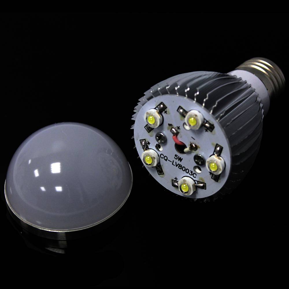 Żarówka LED G55 E27 230VAC 5W ciepłe światło
