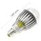 Żarówka LED G70 E27 230VAC 12W światło dzienne