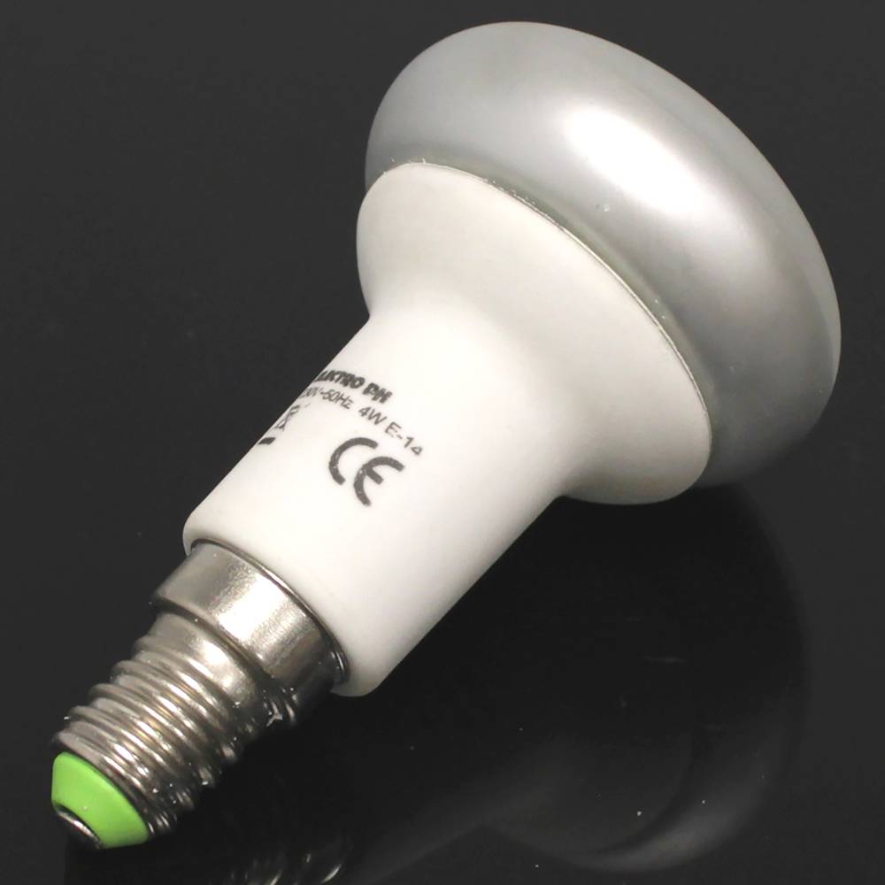 Bombeta LED R50 E14 230VAC 4W llum blanca