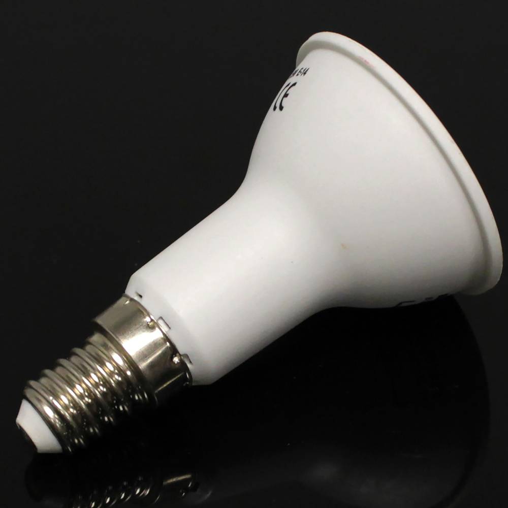 R50 LED Birne E14 3.5W 230VAC warmes Licht