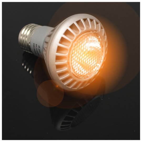 R63 LED Bulb E27 7W warm light 230VAC