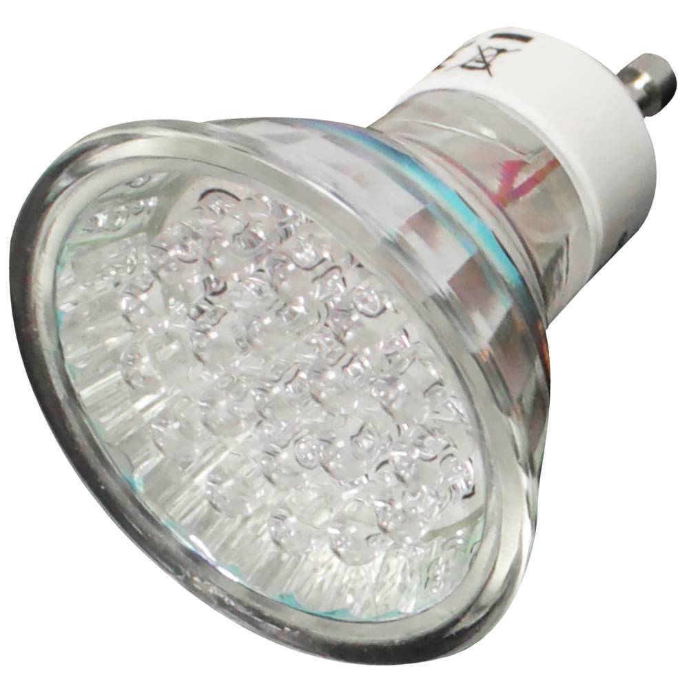 230VAC Lâmpada LED 1.5W GU10 dicróica 15 ° dia 50 milimetros