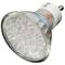 230VAC Lâmpada LED 1.5W GU10 dicróica 15 ° dia 50 milimetros