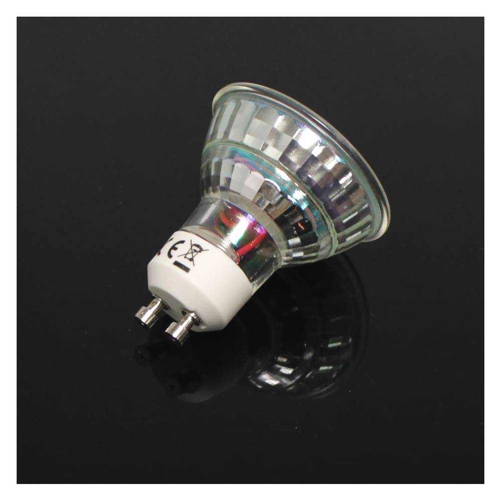 230VAC Lâmpada LED 1.5W GU10 dicróica 15 ° dia 50 milimetros