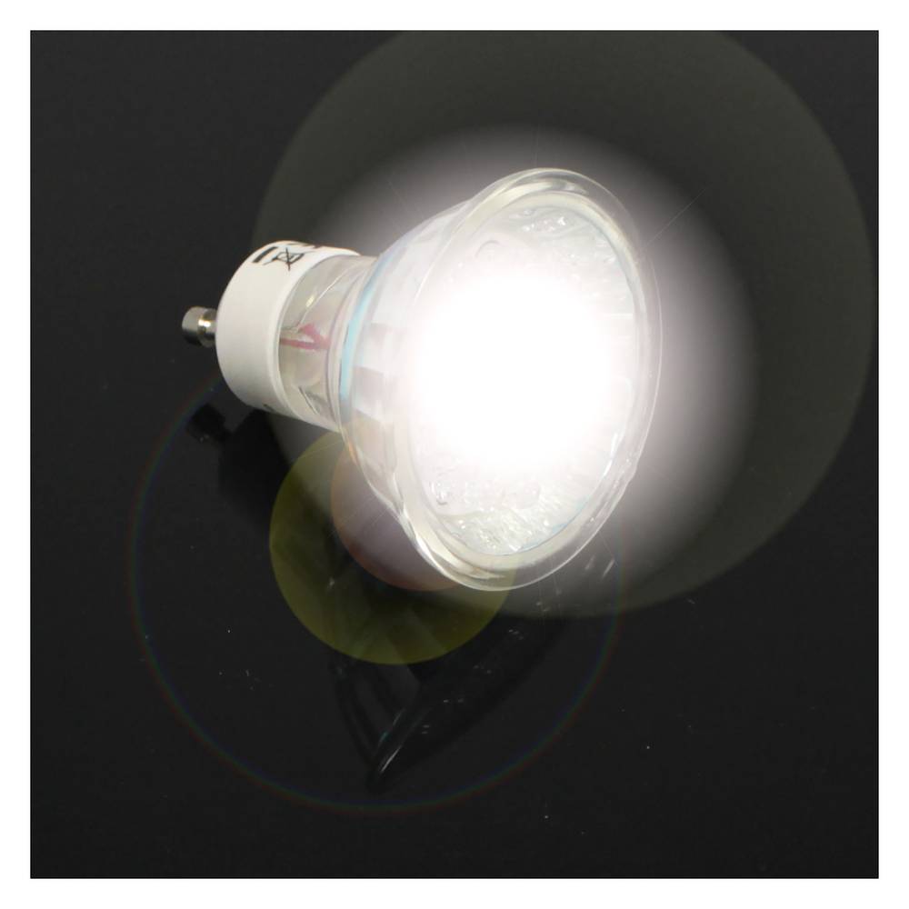 230VAC Lâmpada LED 1.5W GU10 dicróica 15 ° dia 50 milimetros