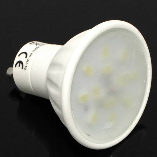 230VAC LED Lampadina 4W GU10 dicroici 50 millimetri 3 livelli di 120 ° giorno