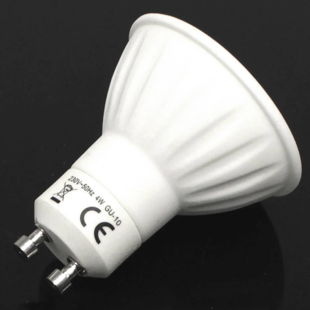 230VAC LED Lampadina 4W GU10 dicroici 50 millimetri 3 livelli di 120 ° giorno