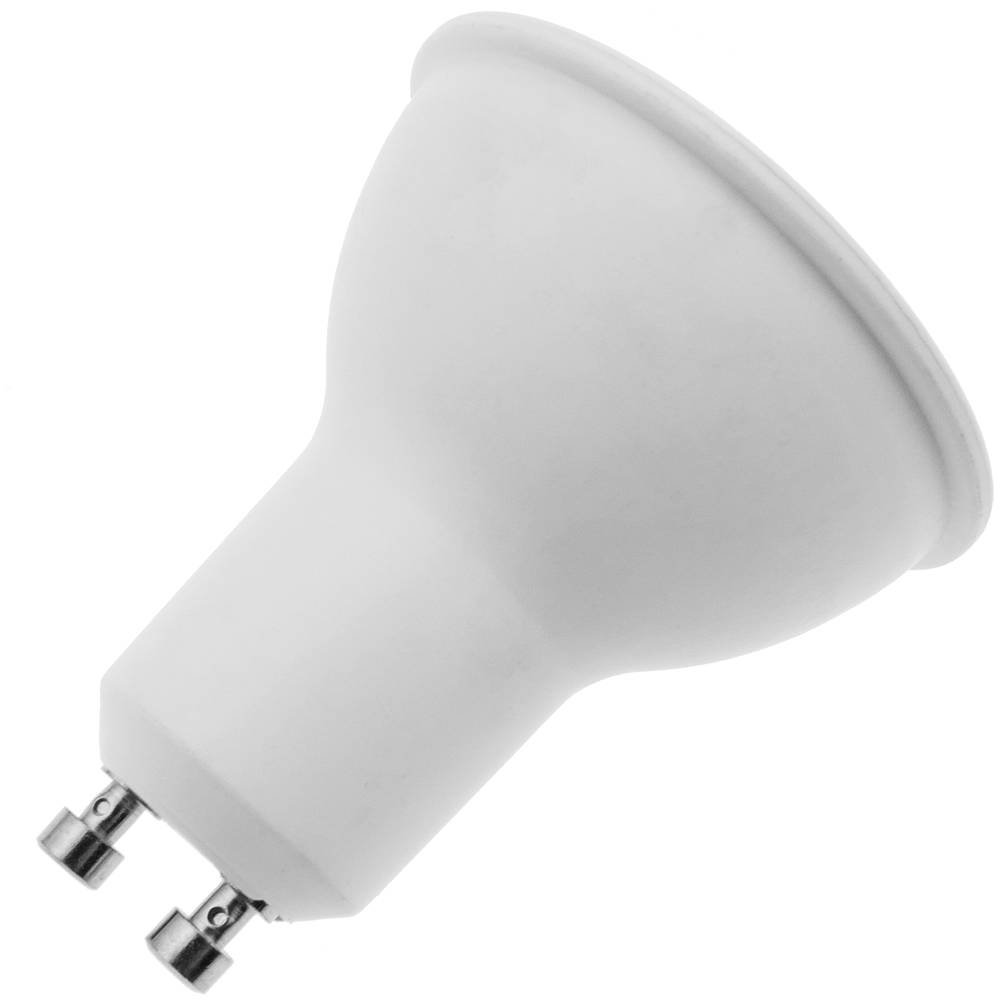 Lampadina LED dicroico GU10 230VAC 4W 120° 50mm luce calda 3200K