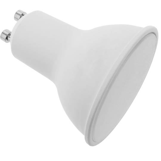 Lampadina LED dicroico GU10 230VAC 4W 120° 50mm luce calda 3200K