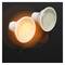 GU10 SMD Lâmpada LED 3.5W 230V luz quente 120 ° 2x1 50 milímetros