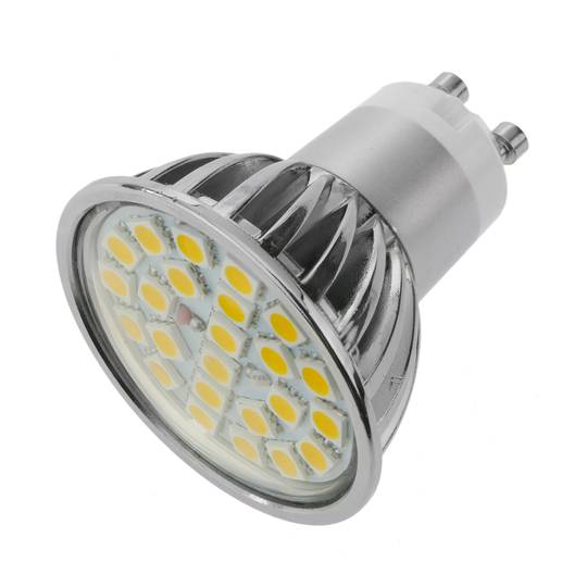 SMD GU10 LED Bulb 3W 230VAC 120 50mm daylight Cablematic