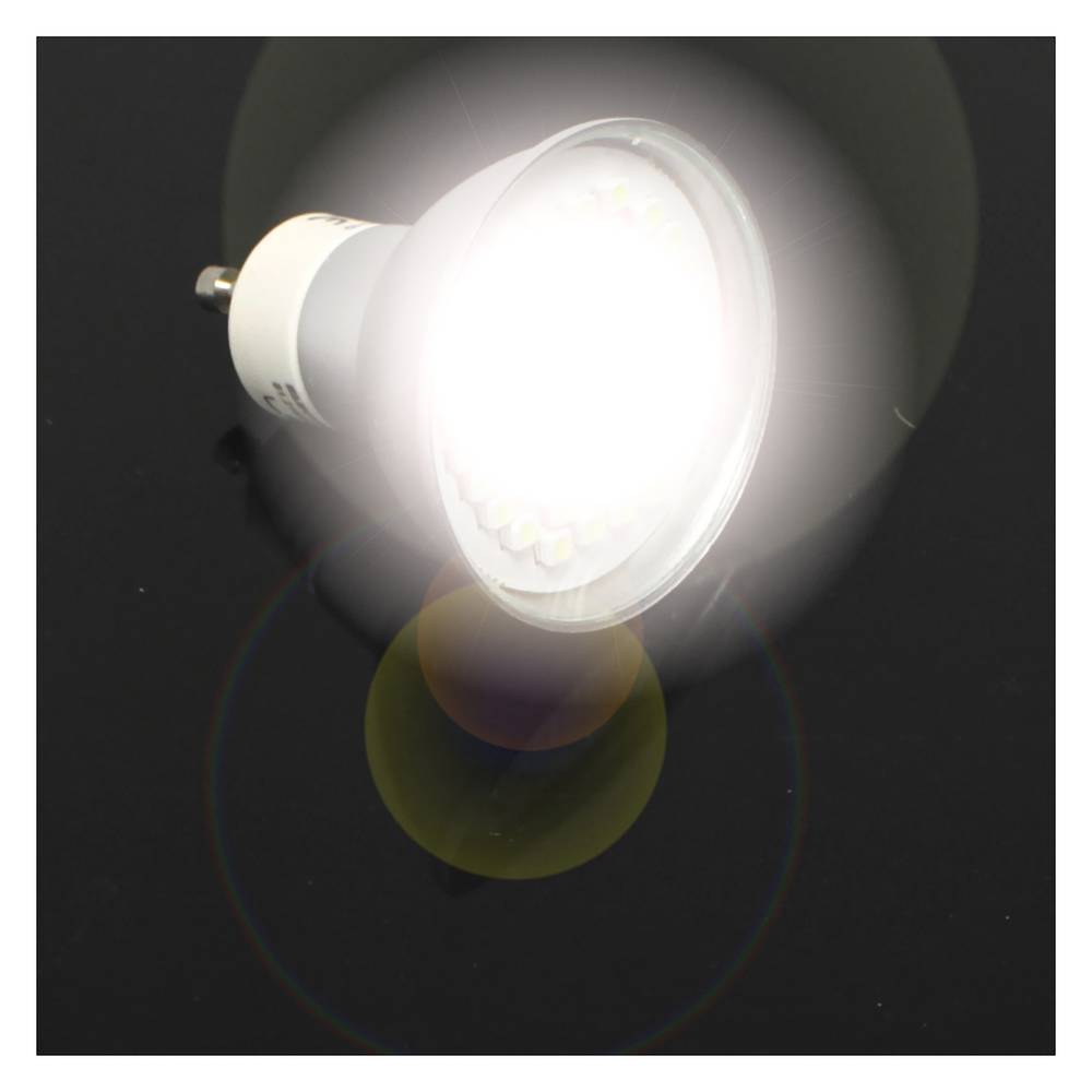SMD GU10 Lâmpada LED 3W 230V 120 ° dia 50 milimetros